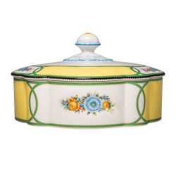 Boîte en porcelaine multicolore, 25,3 x 19,7 x 16 cm | Hérança