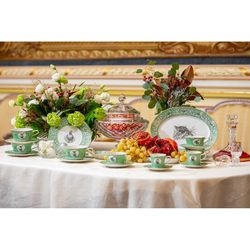 Grand plat ovale en porcelaine Casa de Alba, 42,5x32,3x3,4 cm