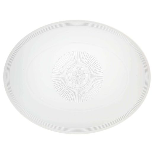 Fuente oval grande porcelana Ornament, 41,6x32,3x2,9 cm