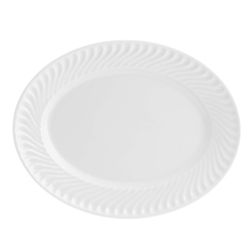 Porcellana Sagres Piatto ovale medio, 34,4x26,8x3,8 cm