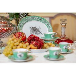 Petit plat ovale en porcelaine Casa de Alba, 35,8x27,3x2,9 cm