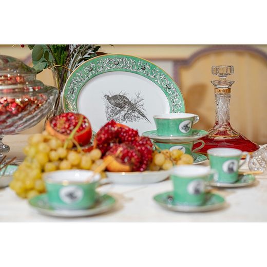 Petit plat ovale en porcelaine Casa de Alba, 35,8x27,3x2,9 cm