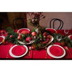 Ovale Fayenceschale in Hellgrau, 45 x 26,5 x 3,5 cm | Schick