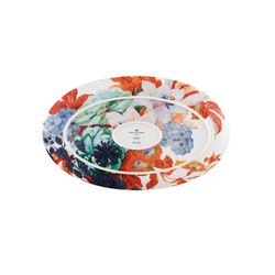 Multicolor Porcelain Oval Dish S, 33.8 x 20.9 x 2.5 cm | Duality