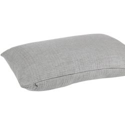 Housse de coussin en coton bio gris 40 x 60 cm