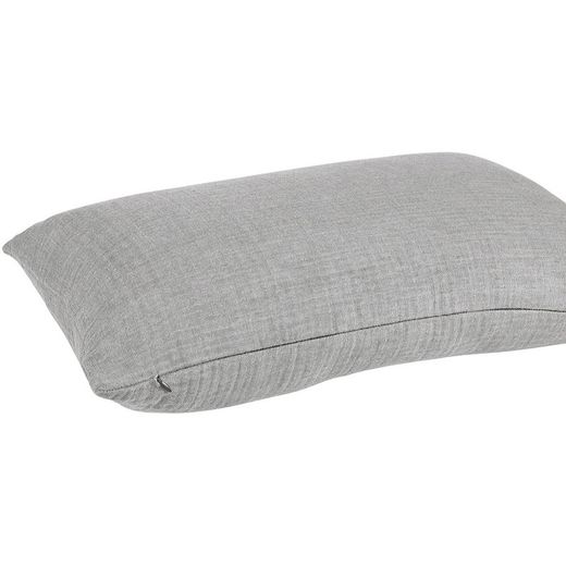 Housse de coussin en coton bio gris 40 x 60 cm