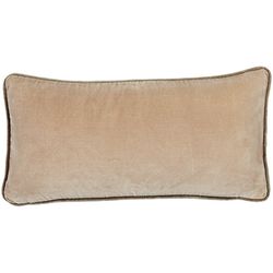 Bronze velvet cushion cover 30 x 60 cm