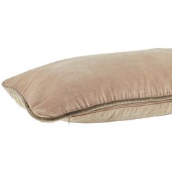 Bronze velvet cushion cover 30 x 60 cm