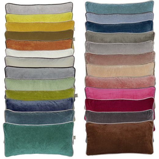 Bronze velvet cushion cover 30 x 60 cm