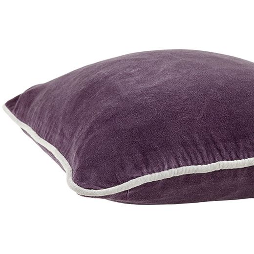 Burgundy velvet cushion cover 45 x 45 cm