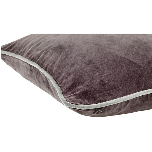 Coffee velvet cushion cover 60 x 60 cm