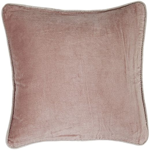 Funda de cojín de terciopelo malva, 60 x 60 cm
