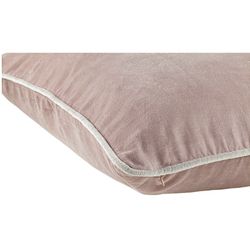 Housse de coussin velours mauve 60 x 60 cm