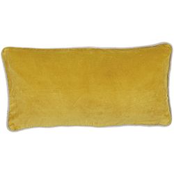 Mustard velvet cushion cover 30 x 60 cm