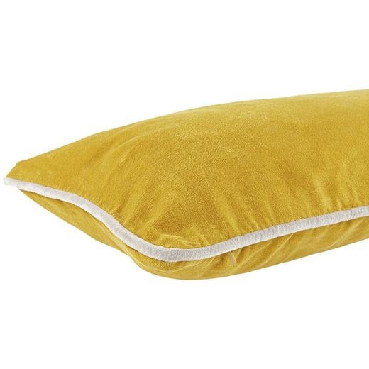 Mustard velvet cushion cover 30 x 60 cm