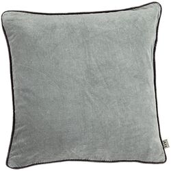 Kussenhoes van zilverkleurig fluweel 45 x 45 cm