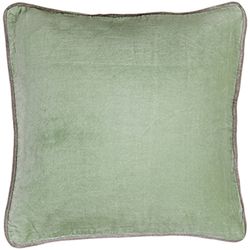 Mint green velvet cushion cover 60 x 60 cm
