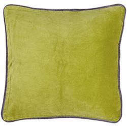 Set of 3 Moss Green Velvet Cushion Covers