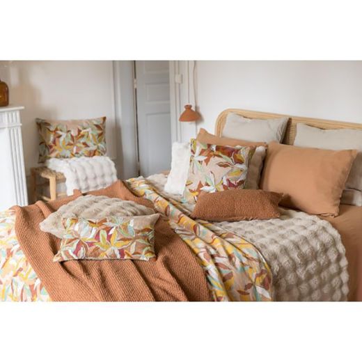 Hemp duvet cover in tan color | kala