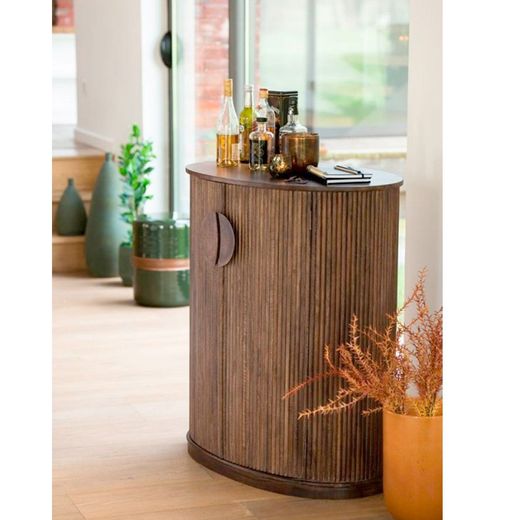 Reyi Cabinet Donkerbruin Mangohout