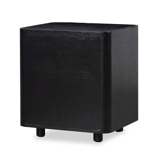 GAND | Table de chevet en bois noir 55 x 55 x 50 cm