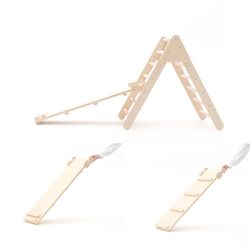 Gimnasio infantil montessori de madera en natural, 66 x 84,5 x 73,2 cm | Climb