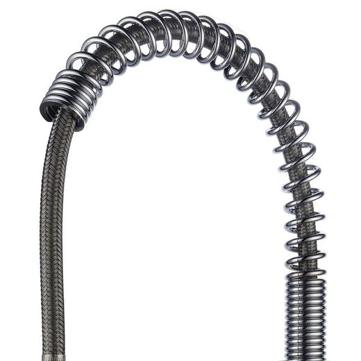 Robinet de cuisine en laiton et acier argenté, 5 x 27 x 41 cm | Dock