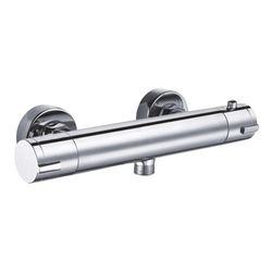 Rubinetto per doccia in ottone color argento, 26,4 x 7,8 x 7,8 cm | Raffreddare