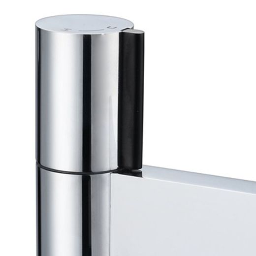 Brass basin tap in silver, 5 x 18 x 19.4 cm | Zenit