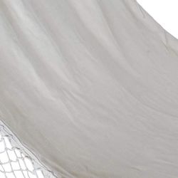 Αιώρα με Μπεζ βαμβακερά κρόσσια, 280x100x130cm