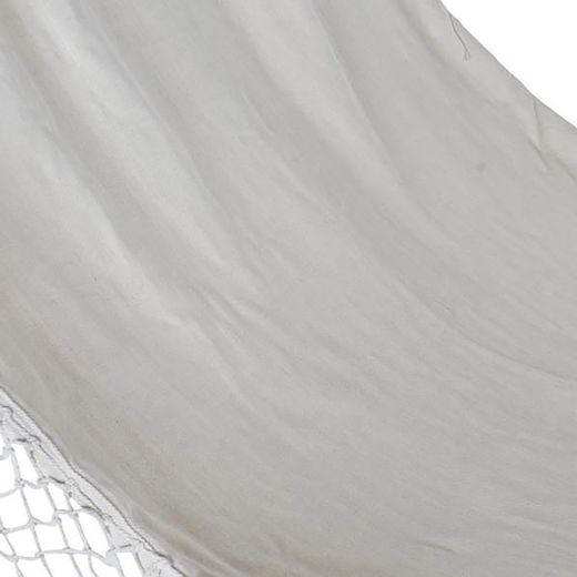 Αιώρα με Μπεζ βαμβακερά κρόσσια, 280x100x130cm