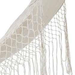 Αιώρα με Μπεζ βαμβακερά κρόσσια, 280x100x130cm