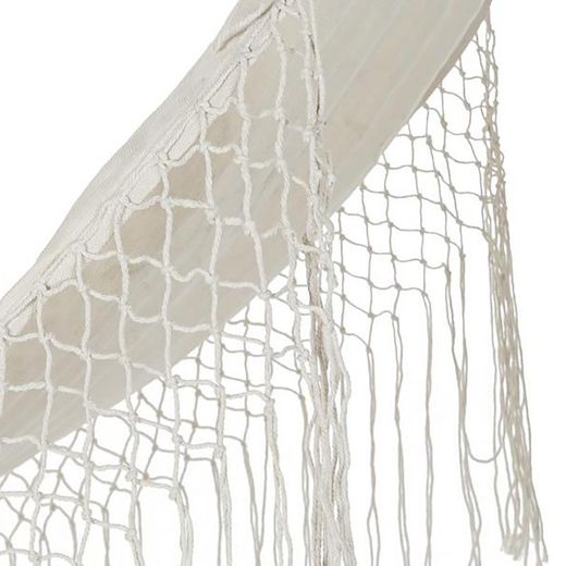 Αιώρα με Μπεζ βαμβακερά κρόσσια, 280x100x130cm