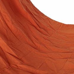 Hamac à franges en coton orange, 255x80x28cm