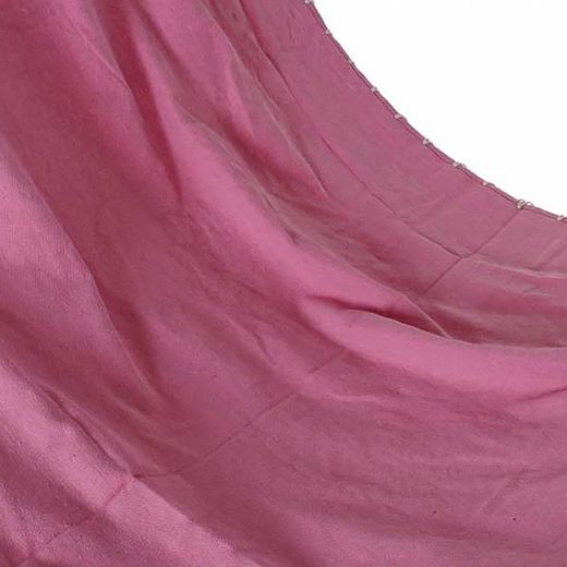 Hamac à franges en coton rose, 255x80x28cm