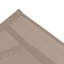 Hängmatta av aluminium och textil i taupe, 201 x 60 x 34-101 cm | Galt