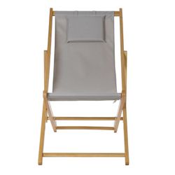 Fällbar hängmatta med Grey Wood Nackstöd, 57,5x113x77cm