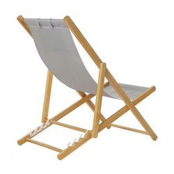 Fällbar hängmatta med Grey Wood Nackstöd, 57,5x113x77cm