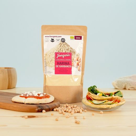 ECO glutenvrij kikkererwtenmeel, 500 gr