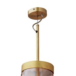 HATANN - Braunglas-Pendelleuchte, Ø 50 cm