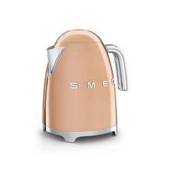 Rose Gold Stainless Steel Kettle, 22.6 x 17.1 x 24.8 cm | 50's Style
