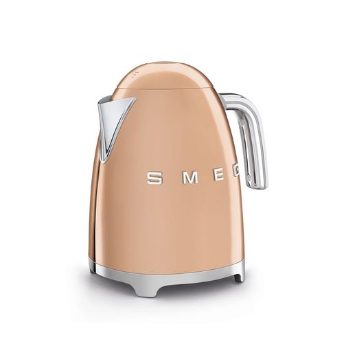 Rose Gold Stainless Steel Kettle, 22.6 x 17.1 x 24.8 cm | 50's Style