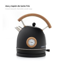 Pack de Electrodomésticos, 1 Torradeira, 1 Cafeteira e 1 Chaleira | Preto