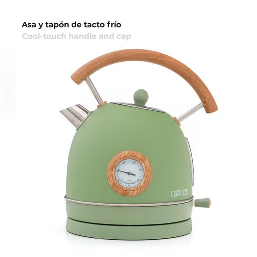 Pack of household appliances, 1 Toaster + 1 green electric kettle
