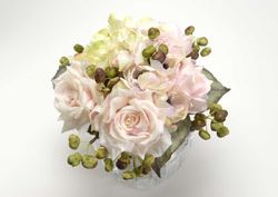 Hydrangea altona polyester rose, 48 cm