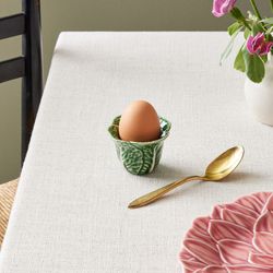 Coquetier en faïence verte, Ø 7,1 x 5,1 cm | Chou