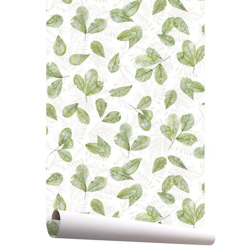 IBAI 1-Green litter wallpaper, 1000x53 cm