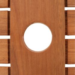 IBIS- Tavolo in legno di eucalipto / alluminio 150x90x74 cm