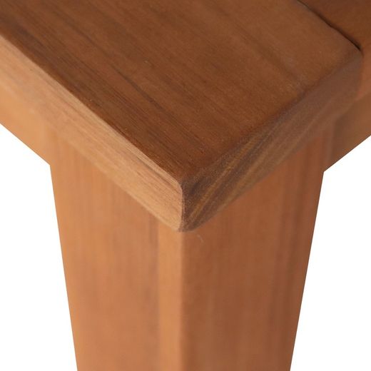 IBIS- Eucalyptus / Aluminum Wood Table 150x90x74 cm