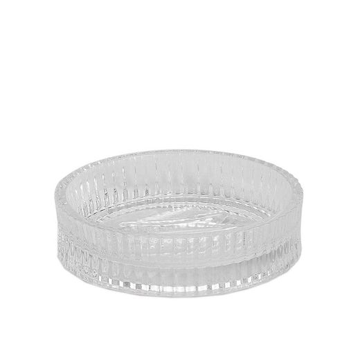 Crystal and Acacia Bathroom Set, 4 Pieces | Poseidon
